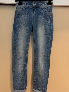 Twin-Set Skinny Jeans with Crystal Embellishment